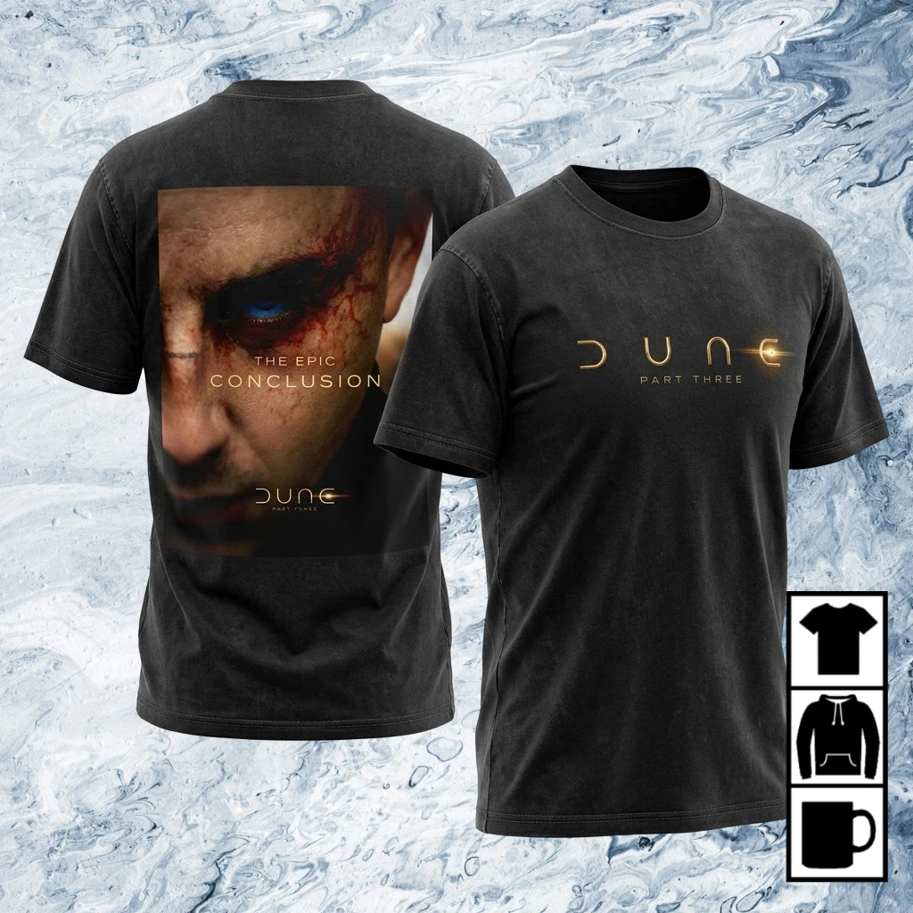 Dune Part 3 The Epic Conclusion Paul Atreides Two Sided Unisex T-Shirt